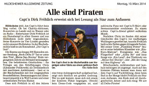 HAZ Artikel Mühlen-Lesung 10.3.2014